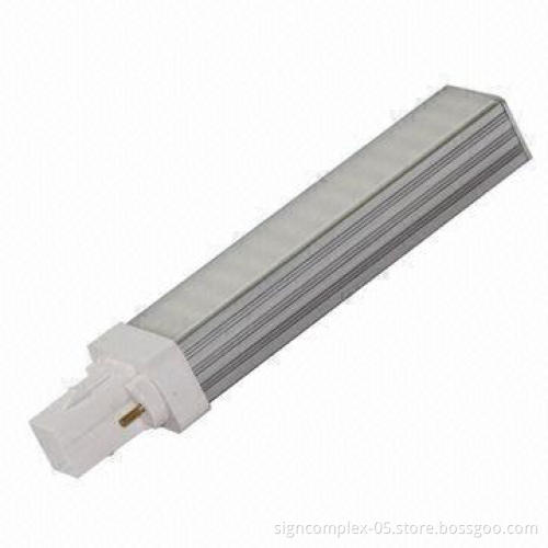 G23 LED Bulb with 60 pieces of SMD 3528 LEDs and pure aluminum with good heat